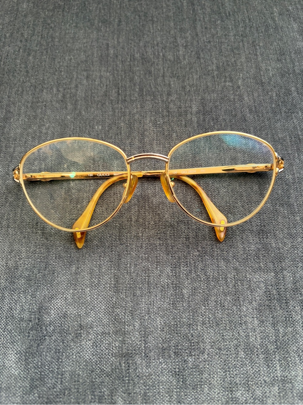 Vintage Horsebit Gucci glasses-frame only